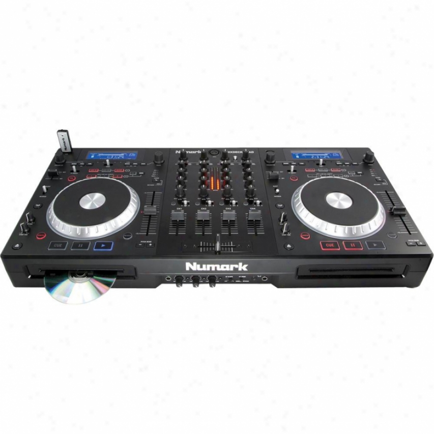 Numark Middeck Quad Universal 4-channel Dj System