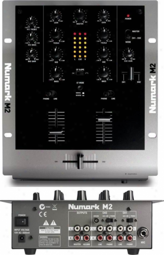Numark Two-channel Pro Dj Scratch Mixer W/crossfader-style Cueing