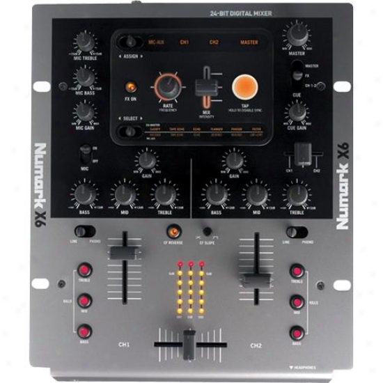 Numark X6 Two Channel Professional Digital 10" Mixer