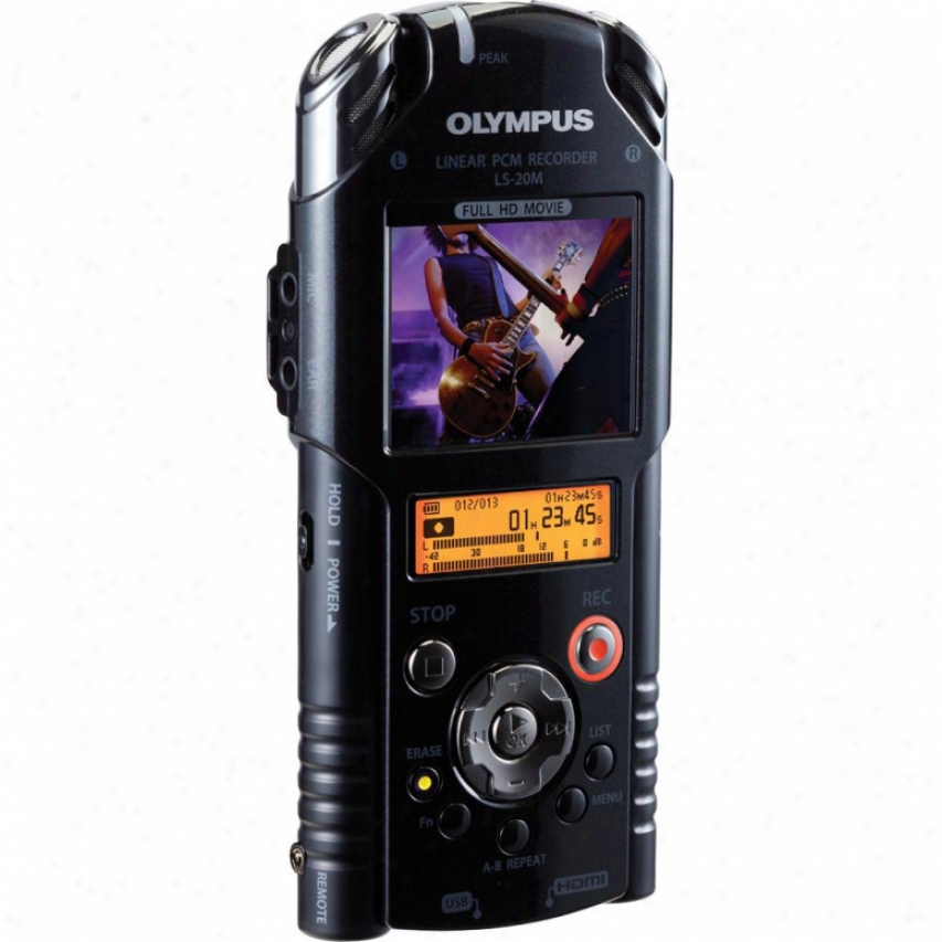Olympus Ls-20m Pro Portable Digital Registrar And Hd Video Camera