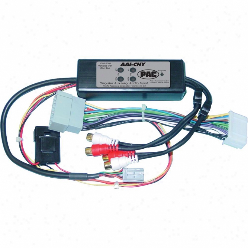 Pac Auxiliary Audio Input For 2005+ Chrysler Vehicles