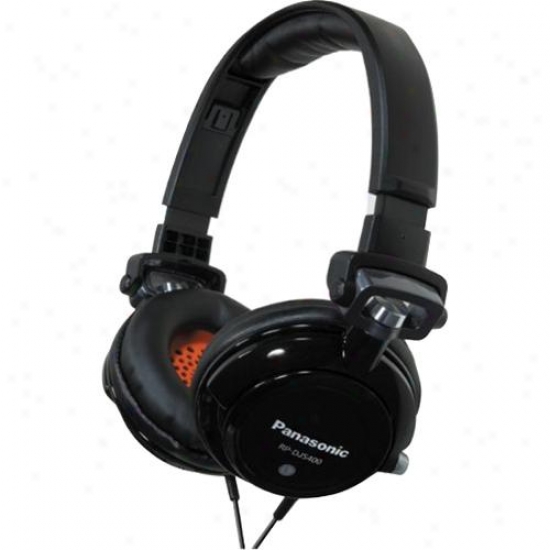 Panasoniv Rp-djs400 Dj Style Over Ear Headphones - Black