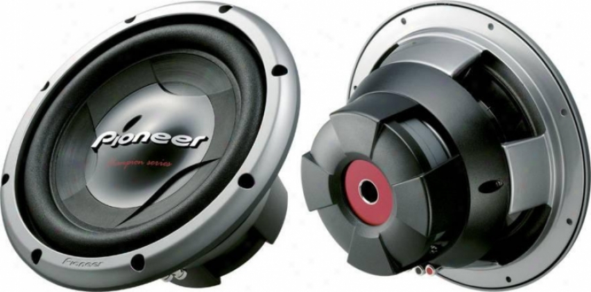 Pioneer 12 Subwoofer W/1400 Watts Mzx W/dual 4 Ohm Voice Coils