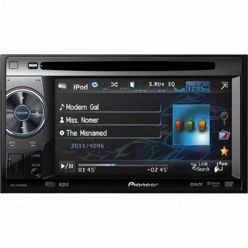 Pioneer Avh-p1400dvd 2-din 5.8" Widescreen Touch Display Multimedia Dvd Recriver