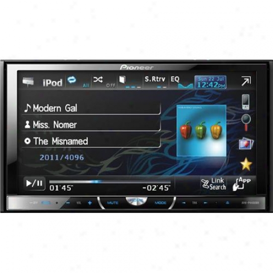 Pioneer Avh-p4400bh 7" In-dash Dvd Hd-radio Multimedia Vehicle Player