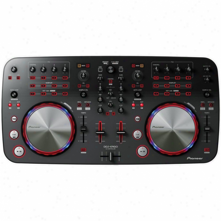 Pioneer Ddj-ergo-v Compact Controller For Virtual Dj