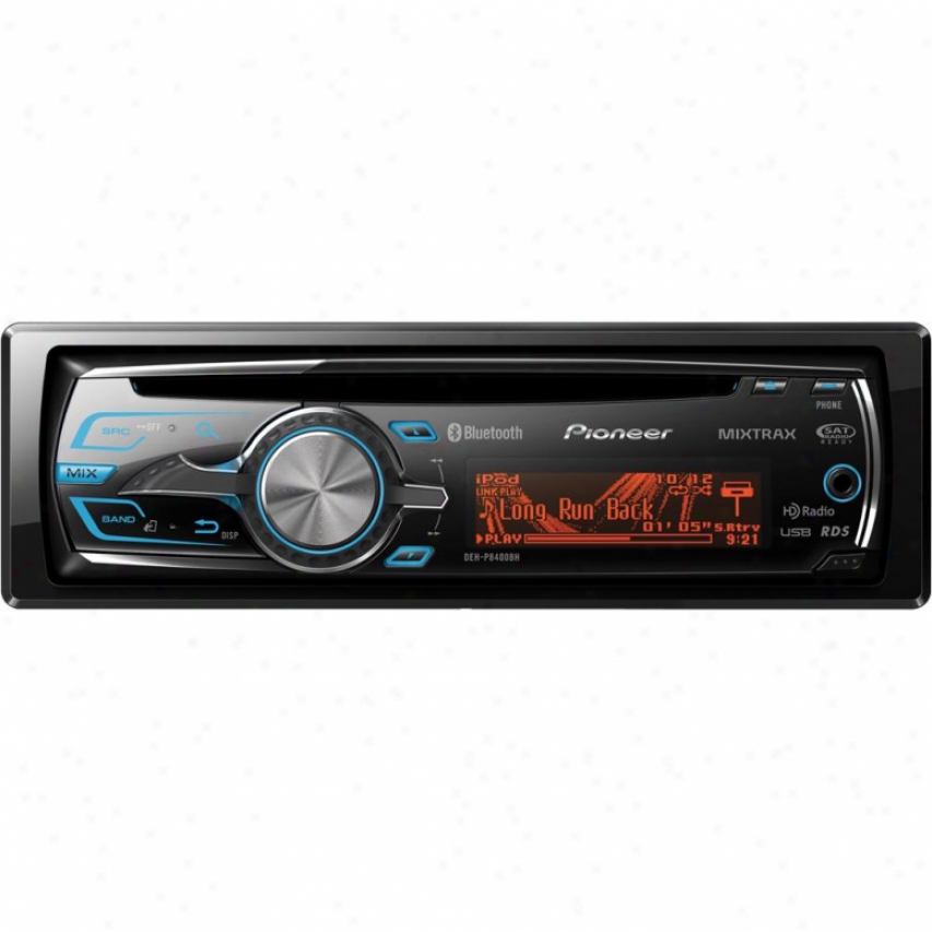 Pioneer Deh-p8400bh Cd Receiver With Bluetooth & Hd Radio Tuner