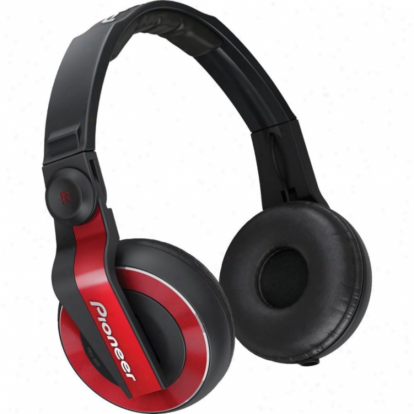 Pioneer Dj Headphones - Red - Hdj-500-r