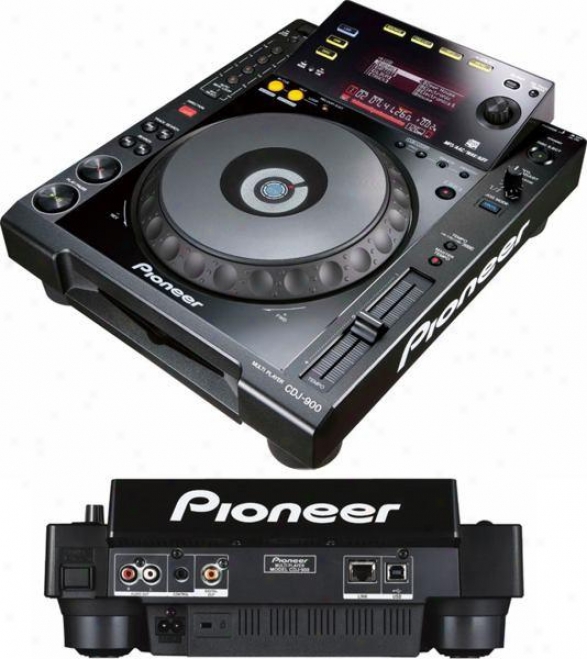 Pioneer New Multi-format Digital Turntables W/native Playback Of Key Dj Digital