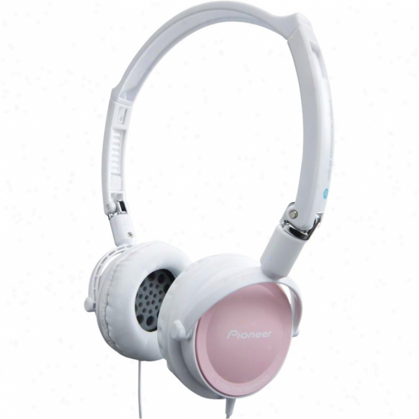 Pioneer Se-mj21 Road Move Foldable Fully-enclosed Dynamic Headphones Pink