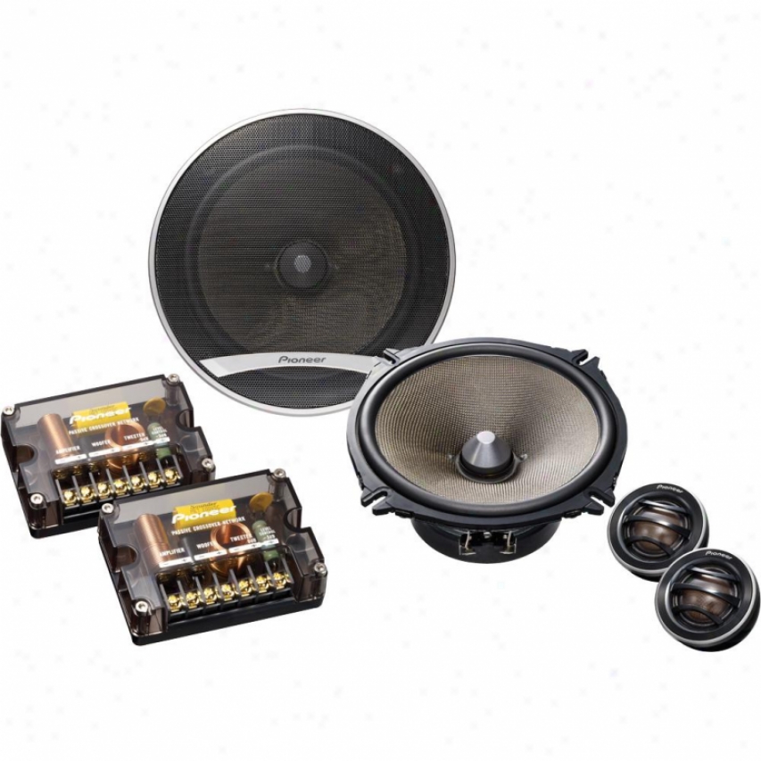 Pioneer Ts-d1720c 6?" 2-way Component Car Speaker Bundle