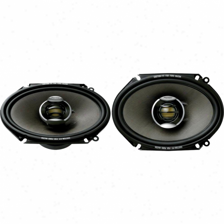 Pioneer Ts-d6802r 6" X 8" 2-way Car Speakers