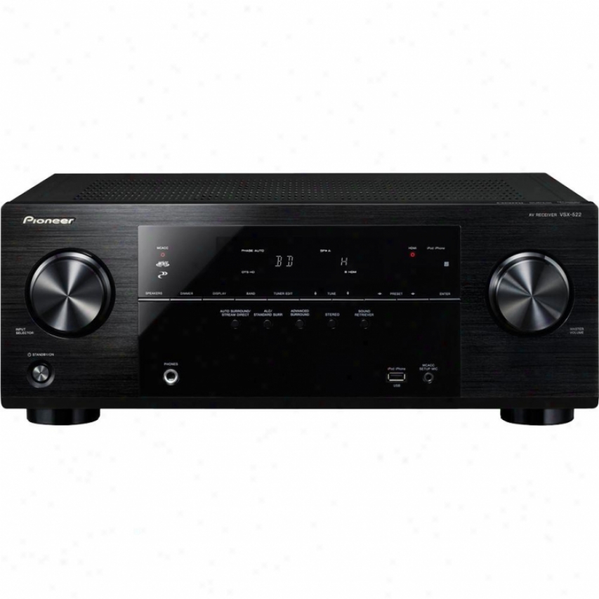 Pioneer Vsx-522-k 5.1-channel 3d Ready A/v Receiver