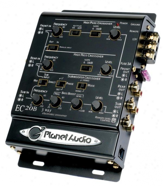 Planet Audio 3-way Electronic Crossover