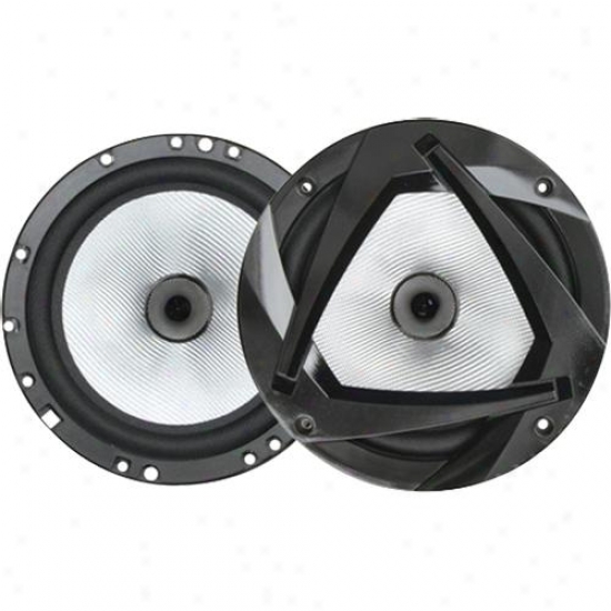 Plsnet Audio Planet 6-1/2" 2-way Compoment Speaker Sy