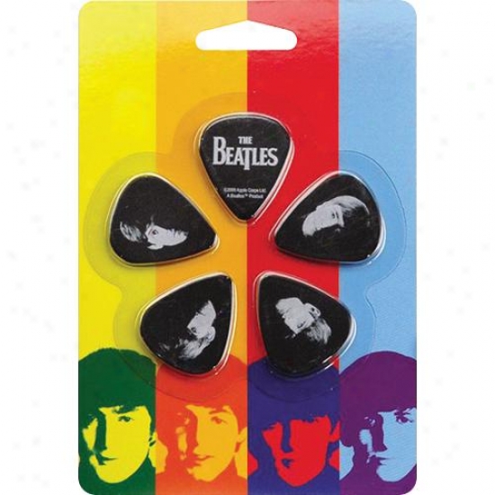 Planet Waves 1cbk2-10b2 10-pack Meet The Beatles Picks - Thin