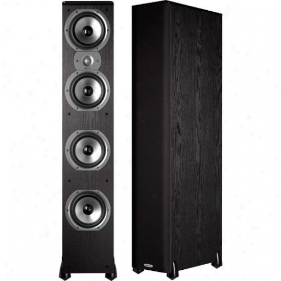 Polk Audio Ak7205-a Tsi 500 Single Floorstanding Speaker - Black