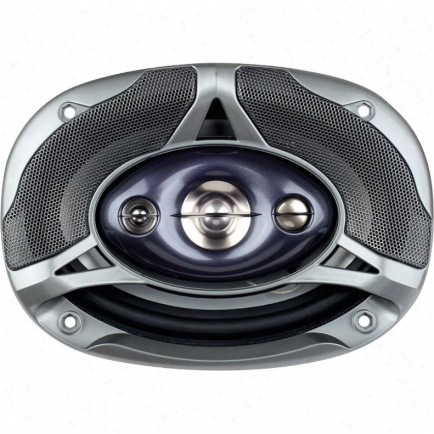 Power Acoustik 6x9 4 Way Speakers 380 Watts