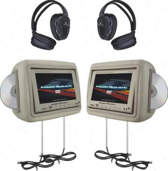 Power Acoustik Hdvd-9bg Car Video Player System - Beige