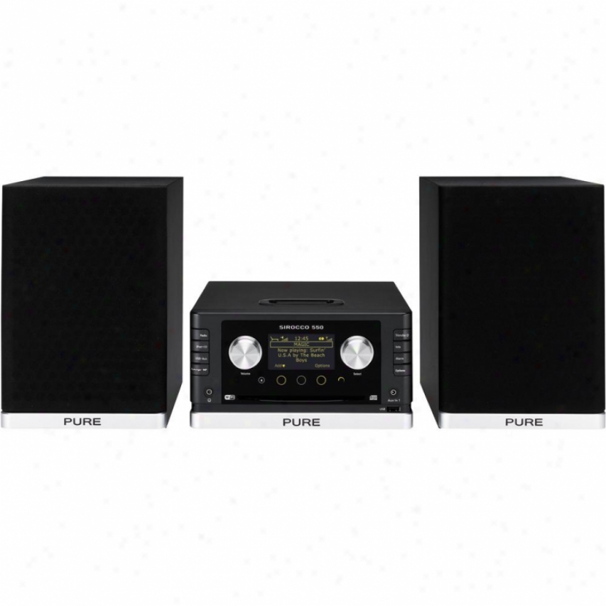 Pure Sirocco 550 Fm, Cd & Internet Radio Micro Stereo System