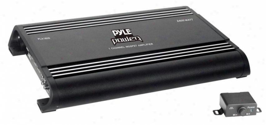 Pyle 1 Channel 2400 Watts Bridgeable Mosfet Amplifier