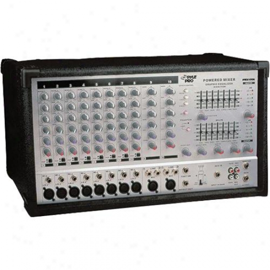 Pyle 10-cbannel Powered Mixer