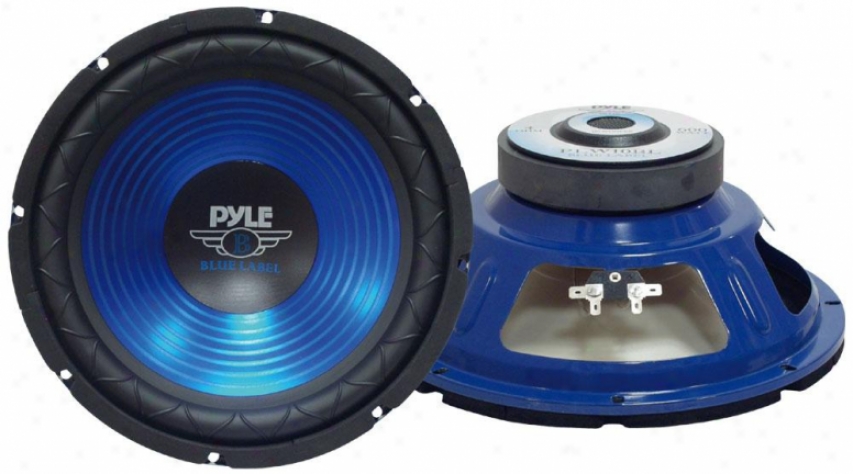 Pyle 10-nch 600-watt Car Subwoofer - Blue - Plw10