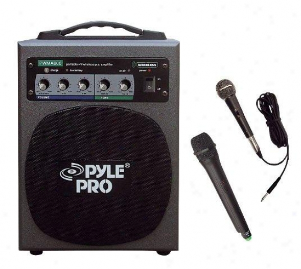 Pyle 100 Watt Wireless Battery Powered Pa System