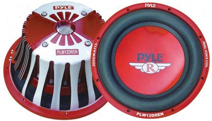 Pyle 12'' 2000 Watt Die-cast Aluminum Dvc Subwoofer