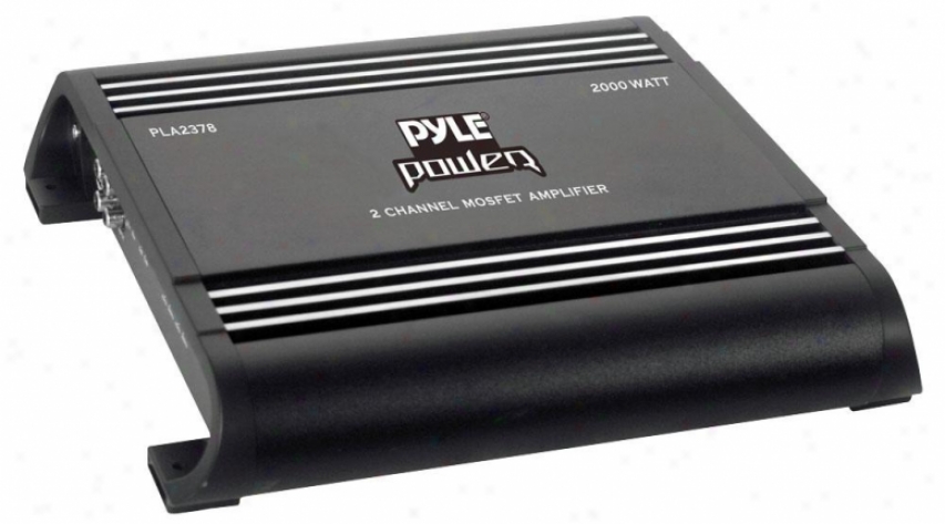 Pyle 2 Channel 2000 Watts Bridgeable Mosfet Amplifier