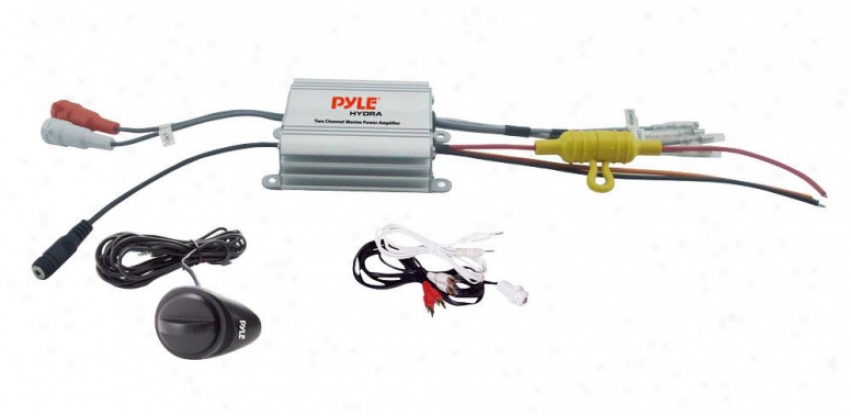 Pyle 2 Channel Waterproof Mp3/ Ipod Marine Power Amplifier