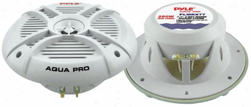 Pyle 280 Watts 7.7'' 2 Way Marine Speakers