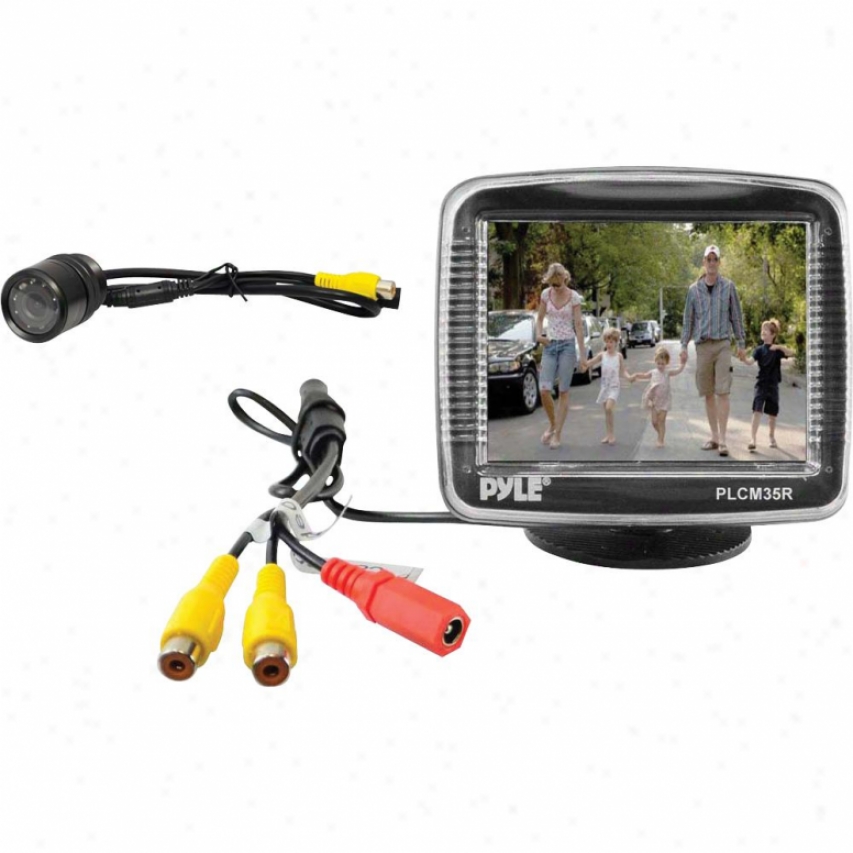 Pyle 3.5-in Tft Lcd Monitor/night Vision Rear-view Camera