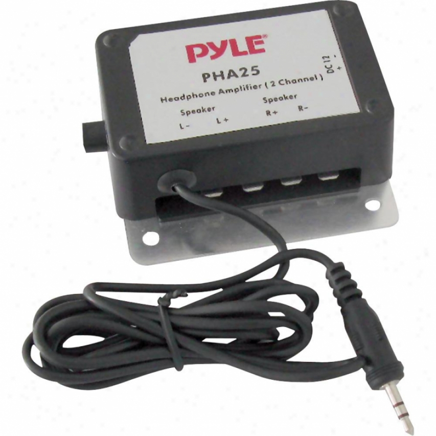 Pyle 3.5mm / 1/8" 2-channel 300-watt Stereo Audio Amplifisr
