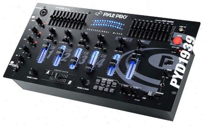 Pyle 4 Channel Professional Mixer With Sfx