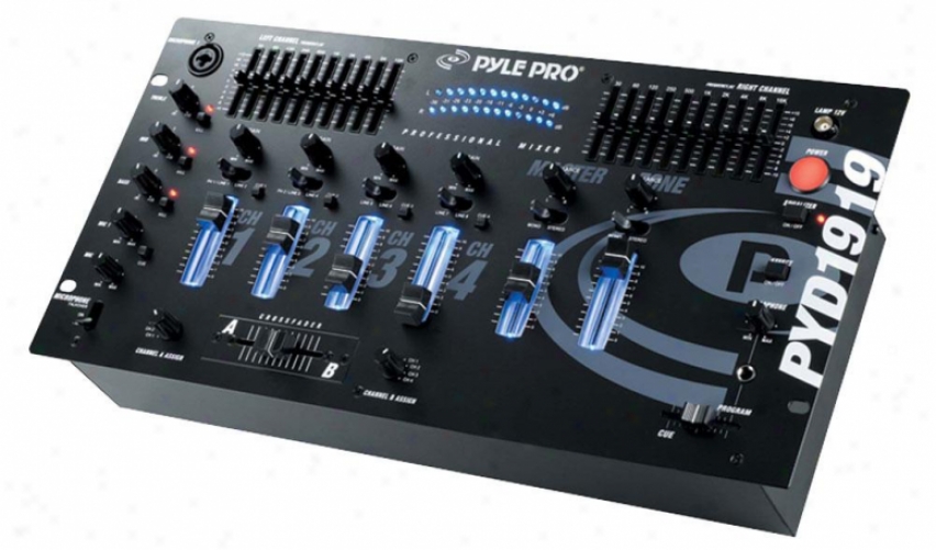 Pyle 4 Channel Professional Mixer