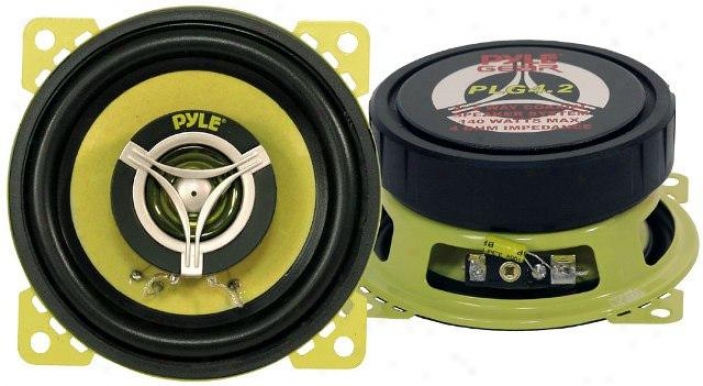 Pyle 4'' 140 Watt Two-way Speakers