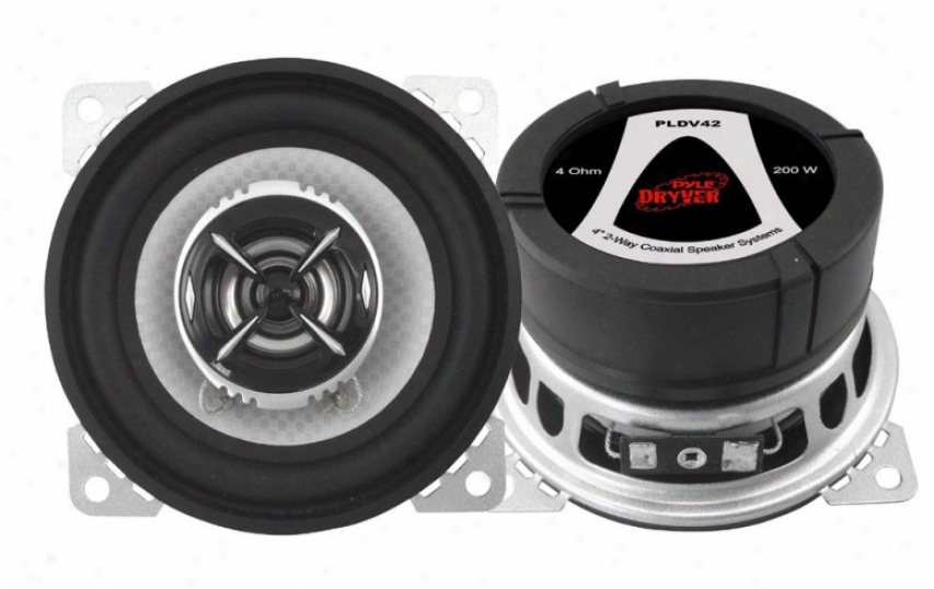 Pyle 4'' 200 Watt Two-way Speaker