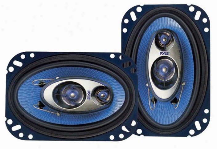 Pyle 4'' X 6'' 240 Watt Three-way Speakers