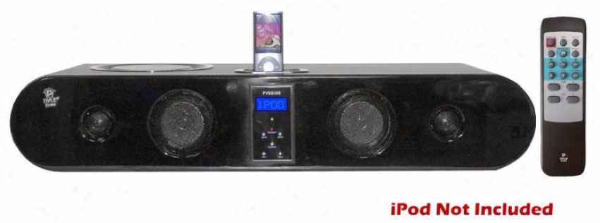 Pyle 5-way 240 Watt Multi-source Sound Bar Integrated I-pod Dock W/ Fm