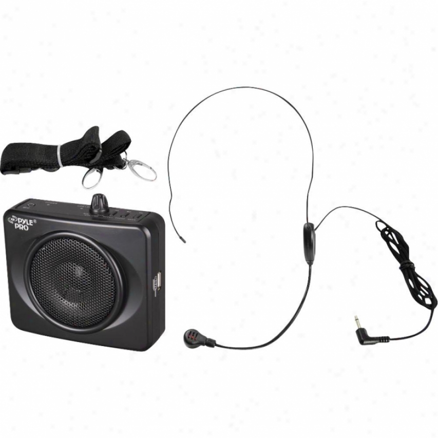 Pyle 50 Watts Portable Usb Waist-band Pa System W/ Headset Microphone