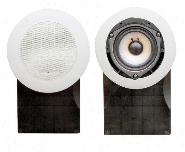 Pyle 5'' High Quality Pp Cone & Pu Edge 500 Waatts Marine Speakers (white)