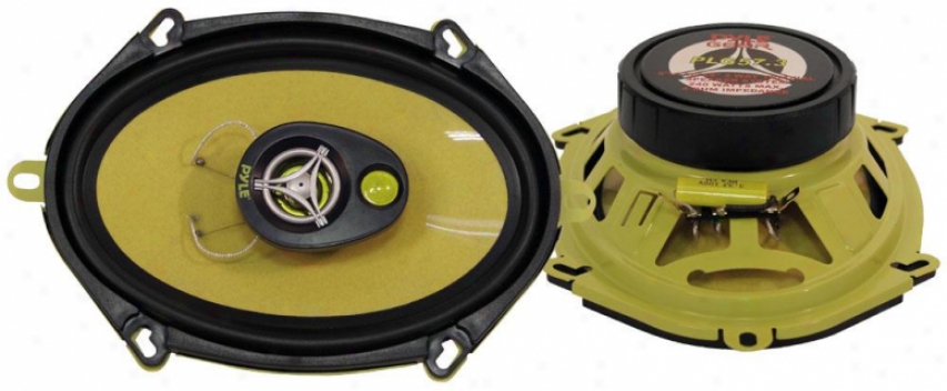 Pyle 5'' X 7''/6'' X 8'' 240 Watt Three-way Speakers