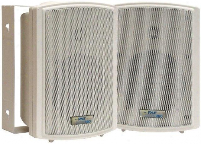 Pyle 5.25'' Indoor-outdoor Waterproof Wall Mount Speakers Pdwr53