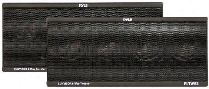 Pyle 6-way Sun Visor Mount 200 Watt Tweeter System