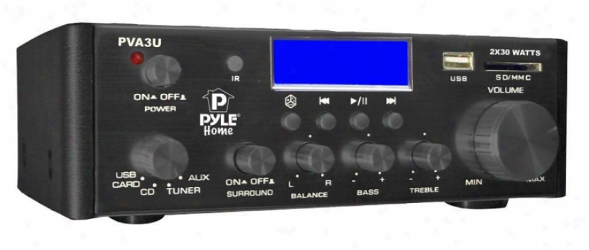 Pyle 60 Watts/ Hi-fi Mini Amplifier Usb/sd Card Player