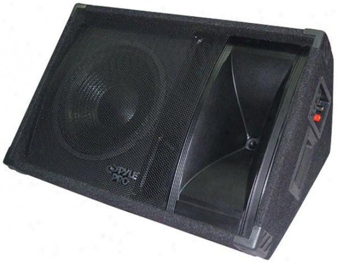 Pyle 600 Watt 12'' Two-way Stage Monitor Speaker System