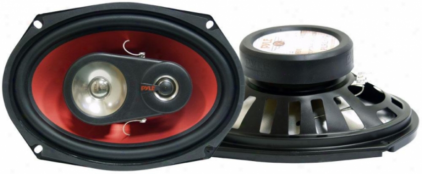 Pyle 6'' X 9'' 400 Watt Three-way Speakers