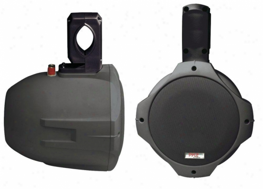 Pyle 6.5'' 200 Watt Two-way Black Track Board Speakers
