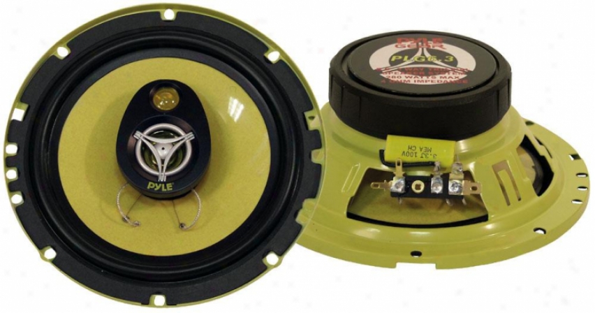 Pyle 6.5'' 280 Watt Three-way Speakers